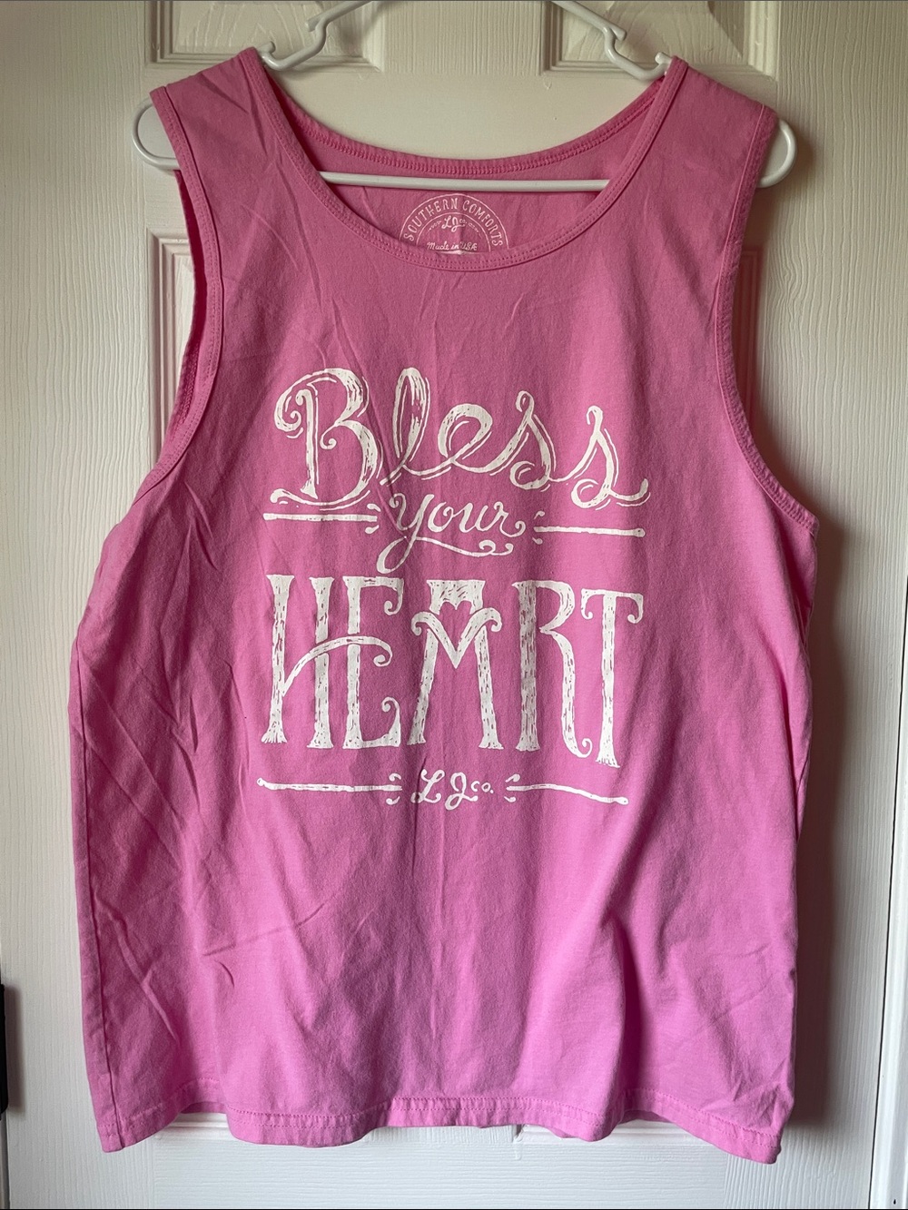 Laura James Pink Sleeveless Tank Top
